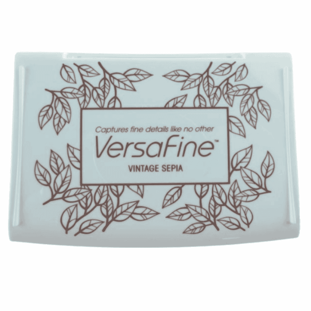 Versafine Vintage Sepia Ink Pad 76 X 47 Mm Stampit Co Uk