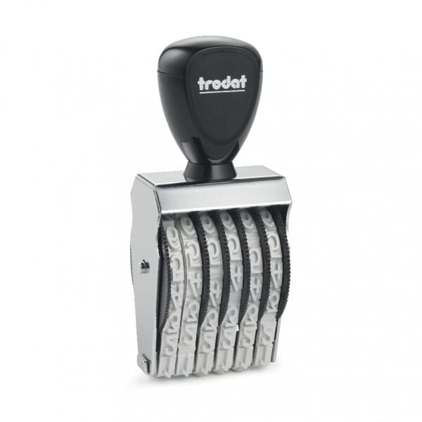 Trodat Classic Line 1596 Numberer 6 bands 9mm