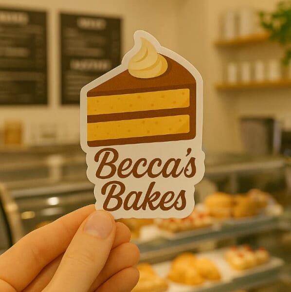 Custom Printed Stickers - Die Cut - 75mm