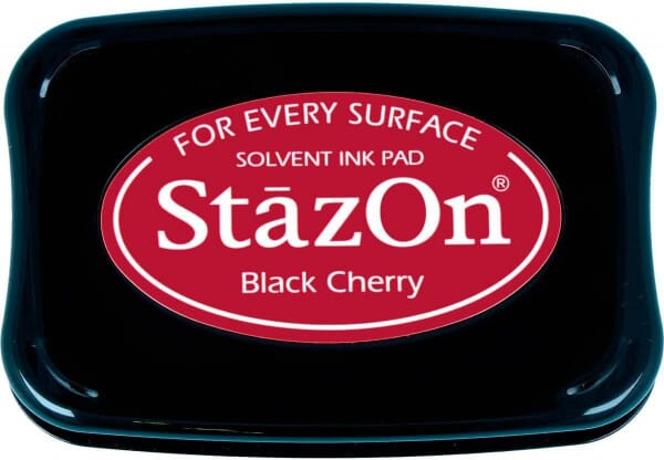 StazOn Black Cherry Ink Pad 75 x 45 mm