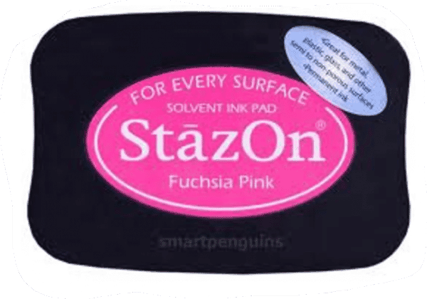 StazOn Fuchsia Pink Ink Pad 75 x 45 mm