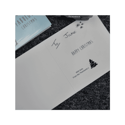 Christmas Kids Signature Stamp - Tree