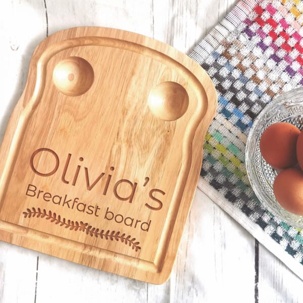 Name Personalised Breakfast Egg Board