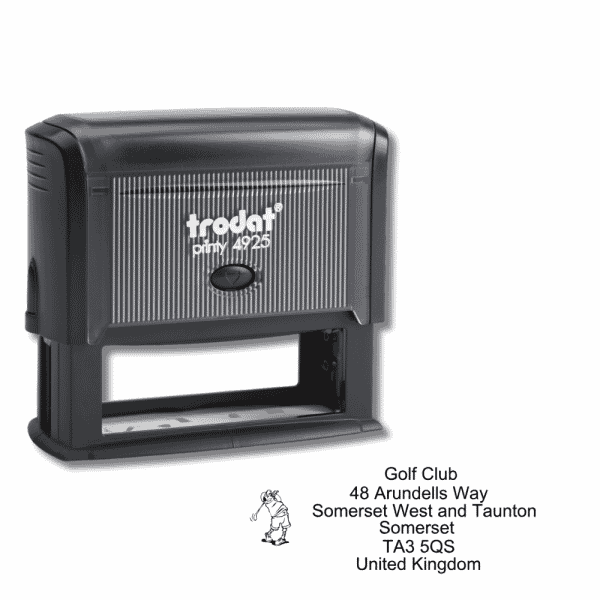 4925 - Self Inking Stamp, 82mm x 25mm
