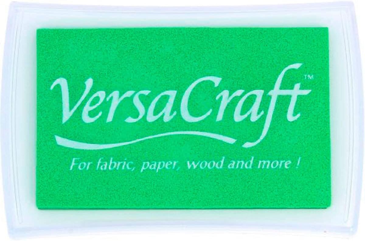 Versacraft Spring Green Ink Pad 76 x 47 mm www.stampit.co.uk