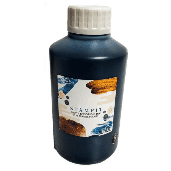 Stampit Endorsing Ink Bottle - Blue - 114ml