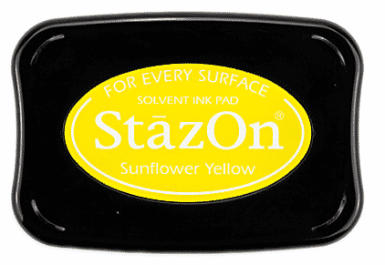 StazOn Sunflower Yellow Ink Pad 75 x 45 mm