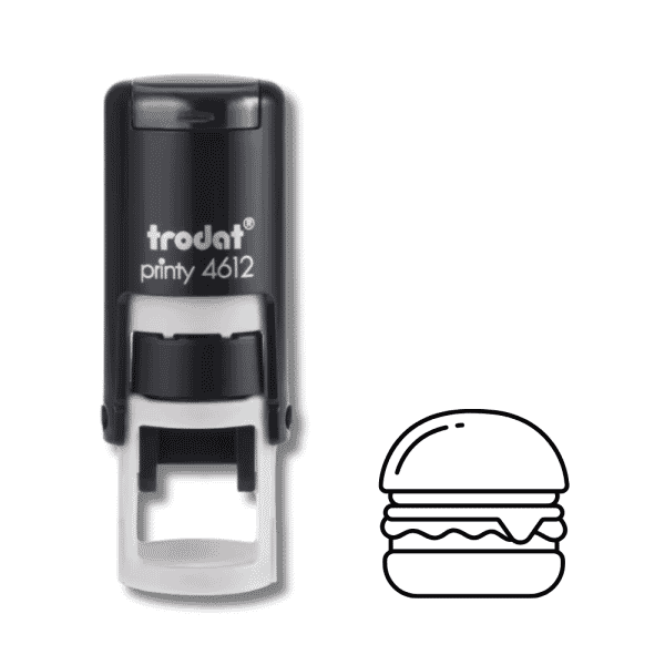 4612 Trodat Self-Inking Stamp - 3 lines - 10mm