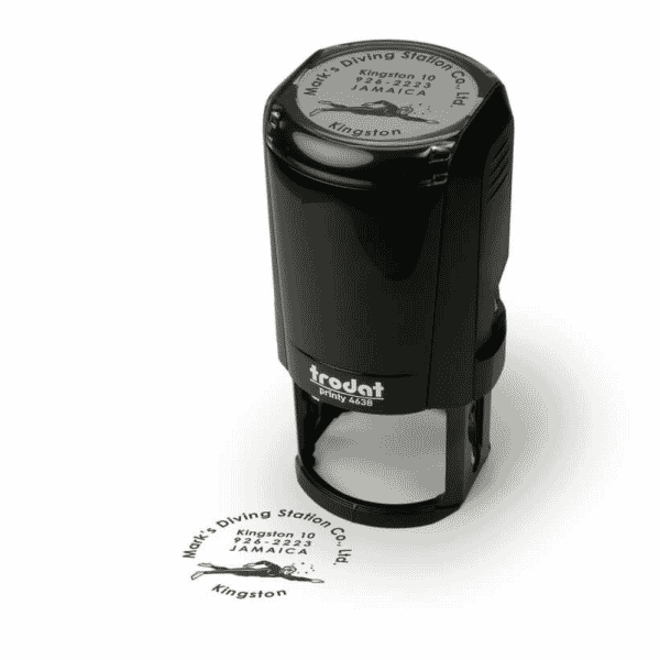 4638 Trodat Printy - Self-Inking Stamp – Efficiency & Quality – 38mm image with impression