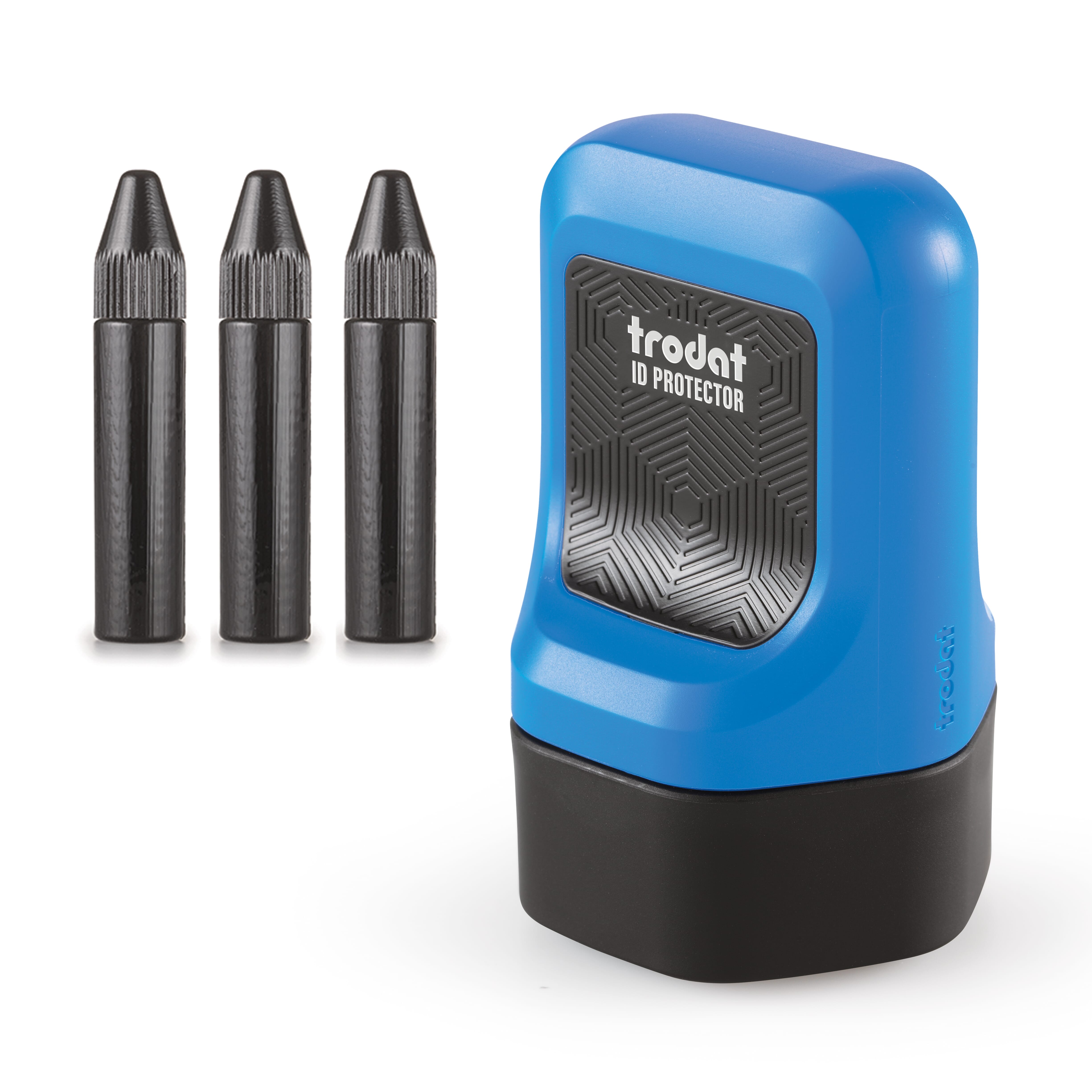 Trodat ID Protector Roller Stamp With Pack of 3 Ink Refills www