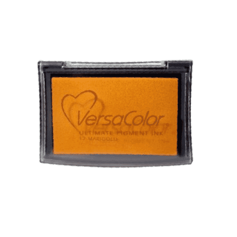 Tsukineko Small-Size VesaColo Ultimate Pigment Inkpad, Oange