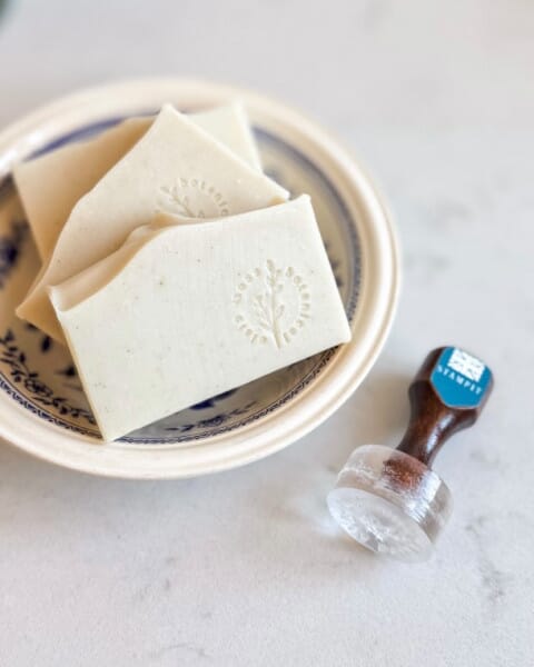 Soap Stamp 30mm Curved