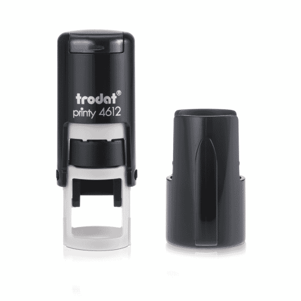 Trodat 4612 Self Inking Stamp – 3 lines  - 10mm front image