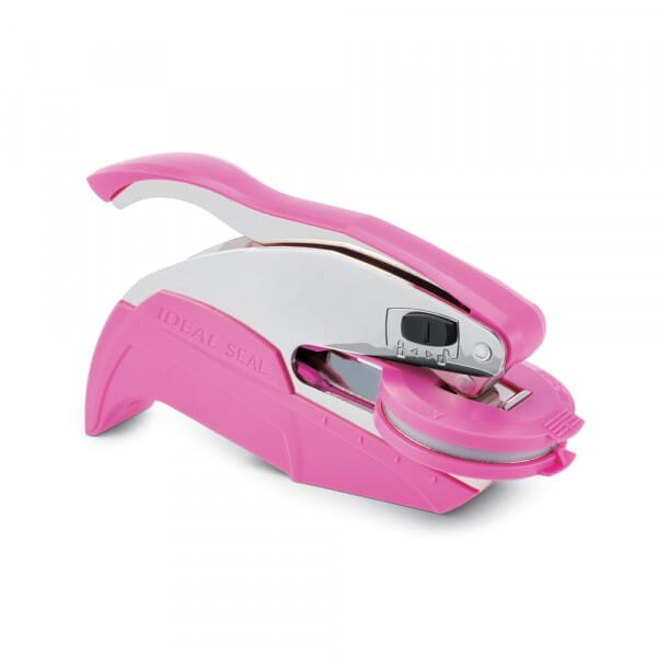 Ideal Seal Pink Paper Embosser - Versatility &amp; Style - 41mm