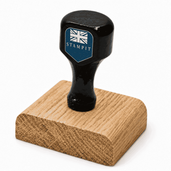 OAK 4 - Rubber Stamp - 8 lines - 40mm