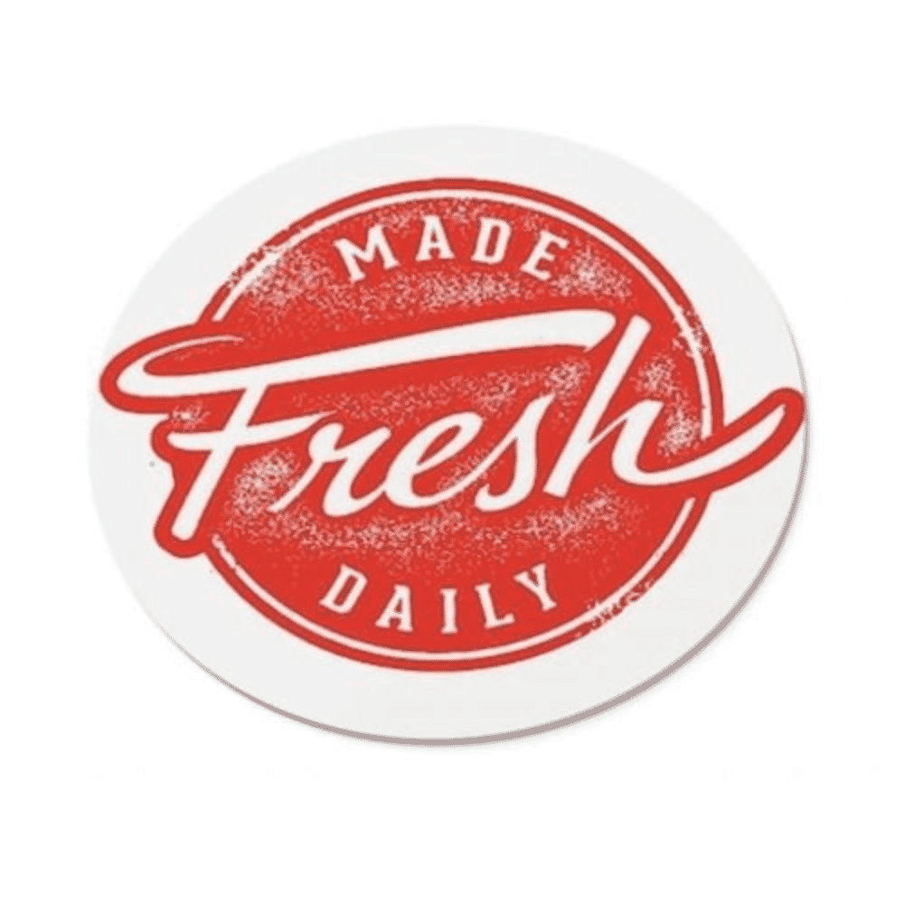 Made Fresh Daily 30mm www.stampit.co.uk