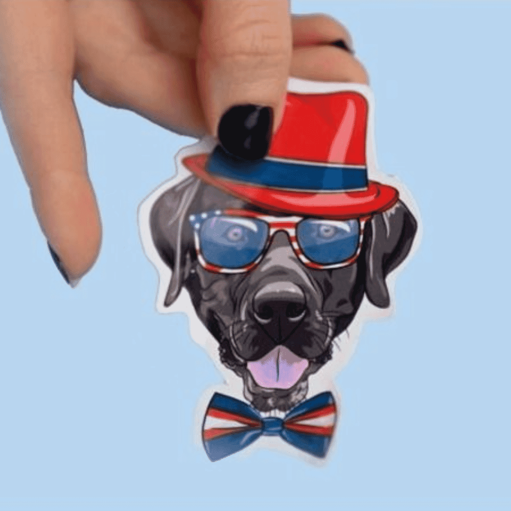 Custom Printed Stickers Die Cut 125mm www.stampit.co.uk