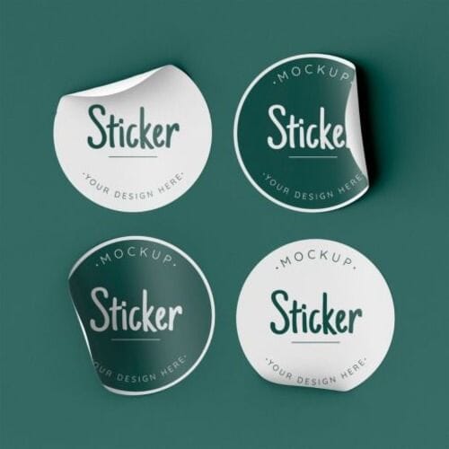 Round Sticker 70mm DIA | www.stampit.co.uk