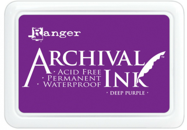 Archival Deep Purple Ink Pad 76 x 47 mm www.stampit