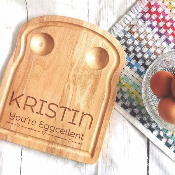 You&#039;re Eggcellent Personalised Breakfast Egg Board