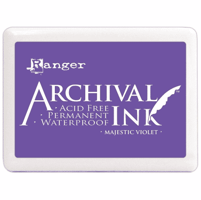 Archival Majestic Violet Ink Pad Approx 160 x 110 mm
